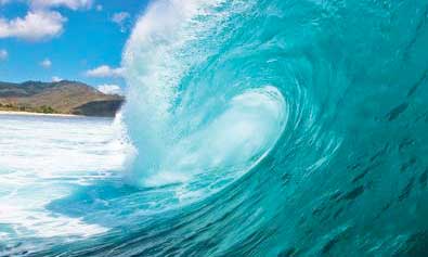 beautiful shot of wave you could be surfing on